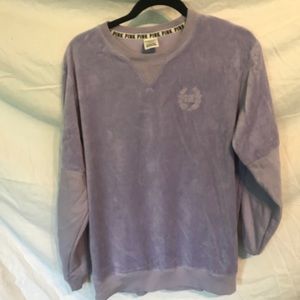 pink vs velvet sweatshirt